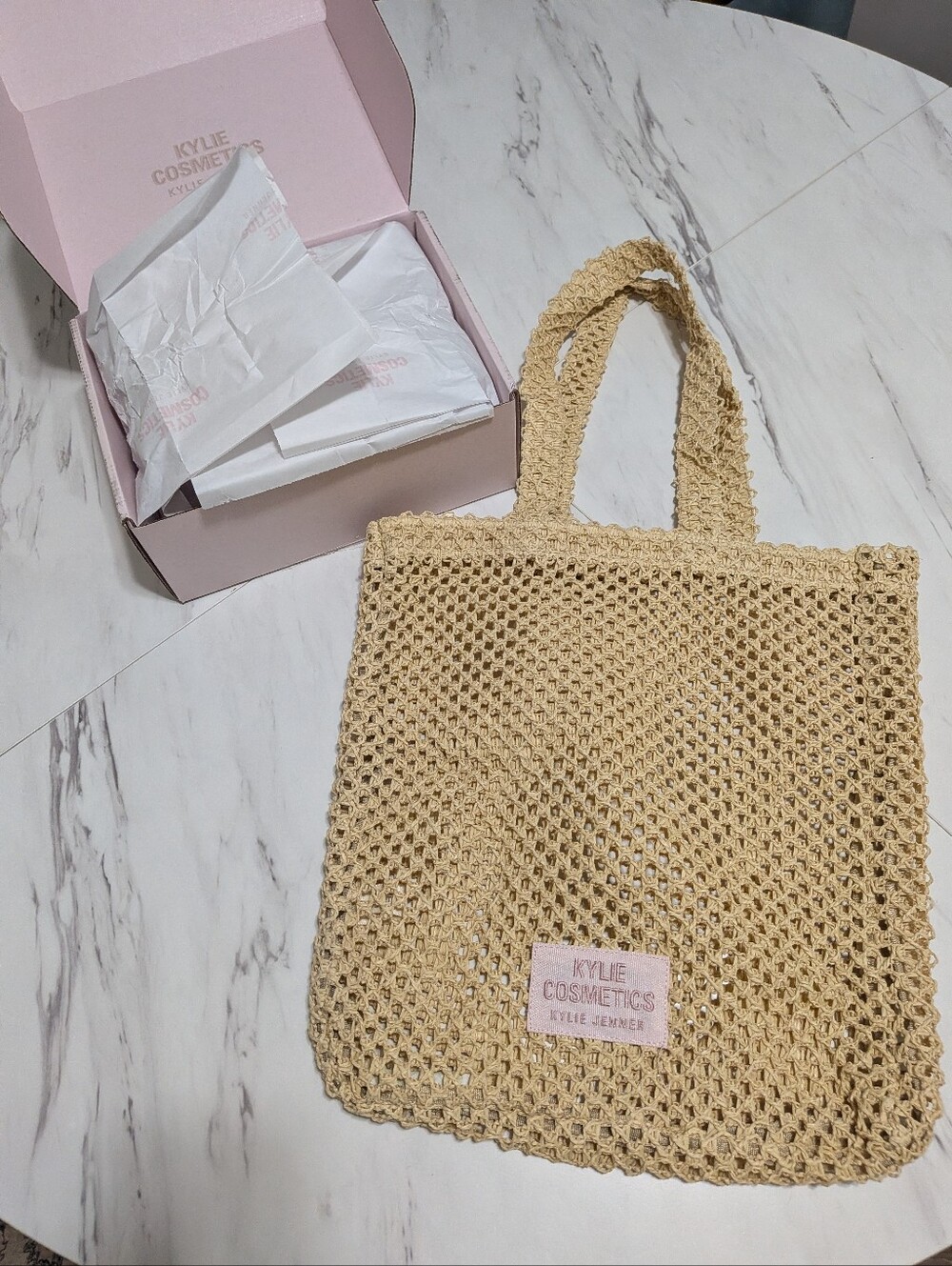 Kylie Cosmetics Woven Bag